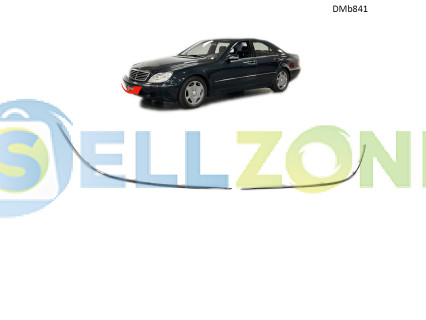 Προστατευτικά εμπρός προφυλακτήρα Mercedes S W220 98-02 γκρι - DMb841